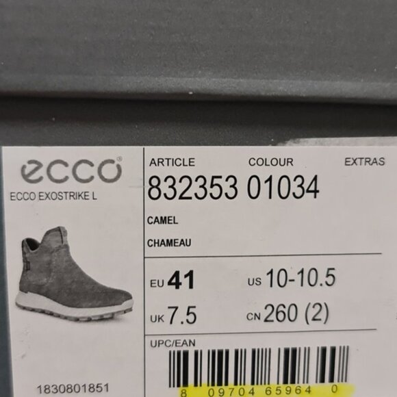 ECCO Women's Exostrike Gore-tex Ankle Chelsea Boot - Picture 9 of 10